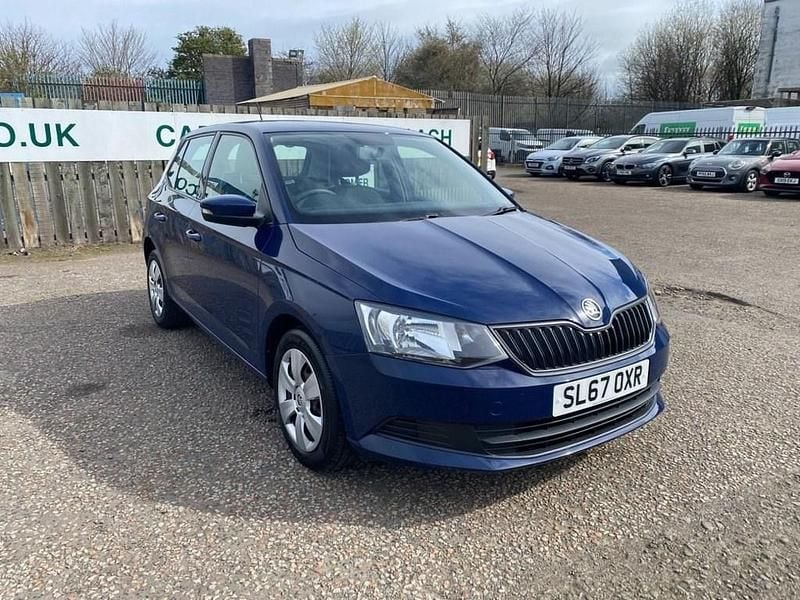Used Skoda Fabia 60 HP (44 kW) 2017 Blue Hatchback