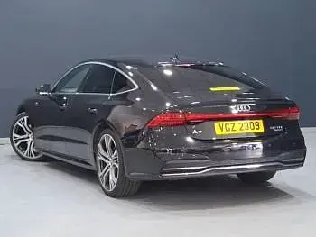 Used Audi A7 S-Line 286 HP (210 kW) 2019 Black Hatchback