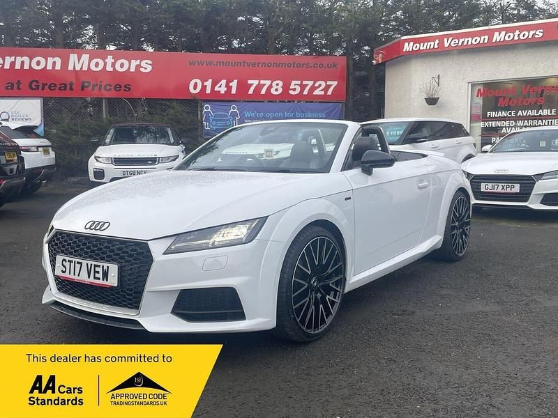 Used Audi TT Black Edition 2017 White Cabriolet