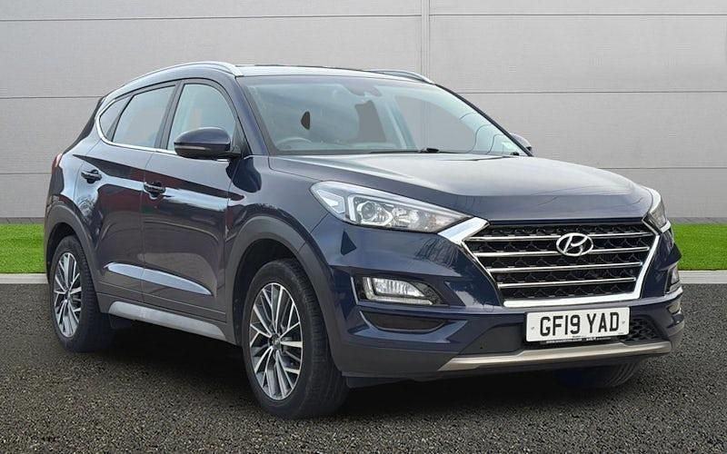 Used Hyundai Tucson Premium 116 HP (85 kW) 2019 Blue SUV