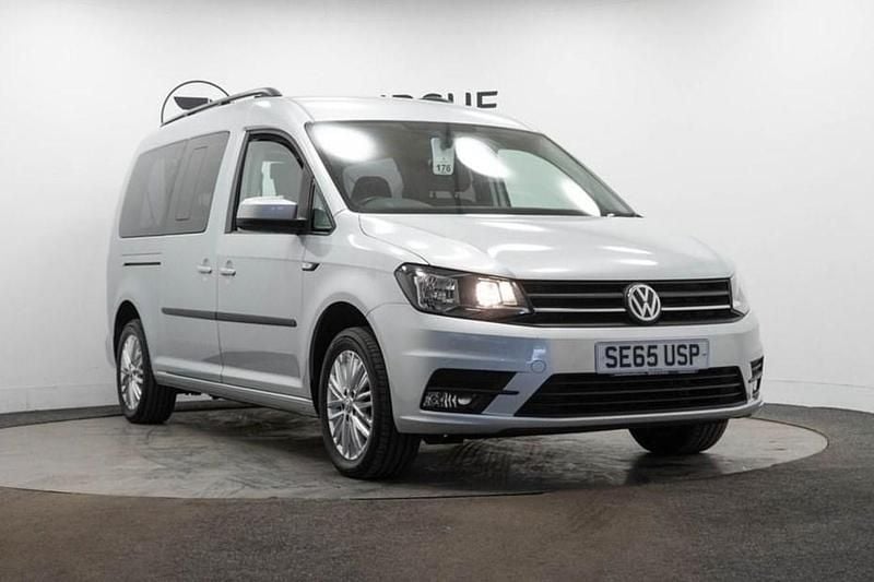 Silver Used 2016 VW Caddy Maxi Life Life MPV | £12,750 (Fair price) - Image 1/1