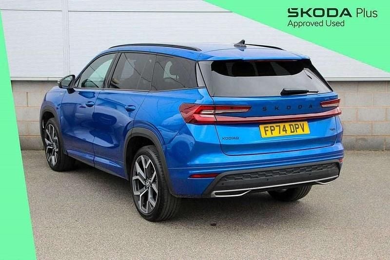 Used Skoda Kodiaq SportLine 190 HP (139 kW) 2024 Race blue metallic SUV