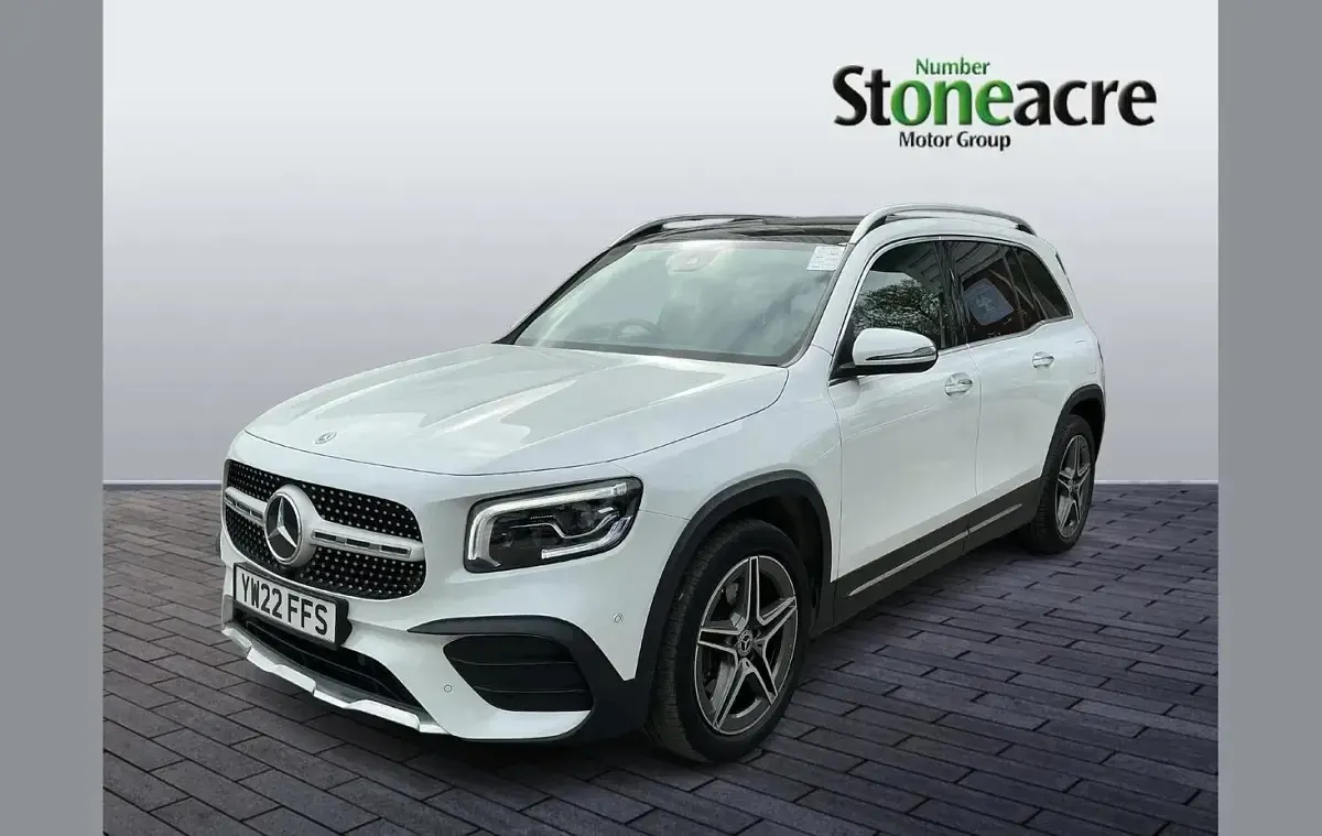 Second-hand Mercedes GLB200 AMG Line Premium Plus 161 CP (118 kW) 2022 Alb SUV