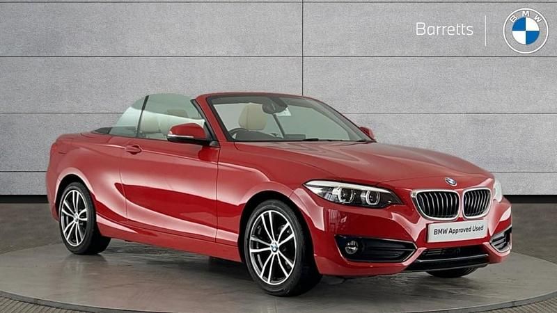 Red Used 2017 BMW 218 Sport Line Cabriolet | £15,795 (A bit pricey) - Image 1/4