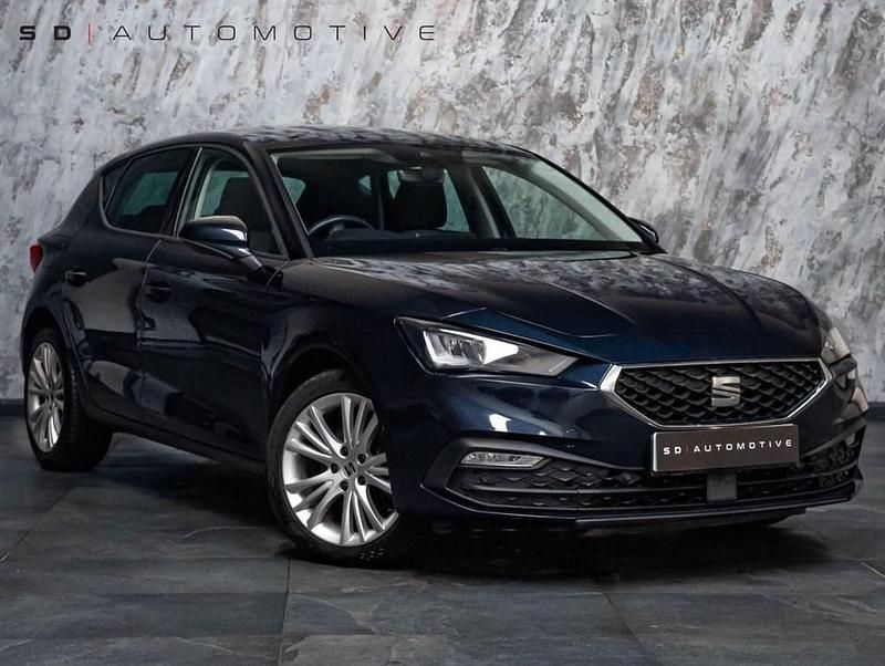 Used Seat Leon SE Dynamic 115 HP (84 kW) 2022 Blue Hatchback