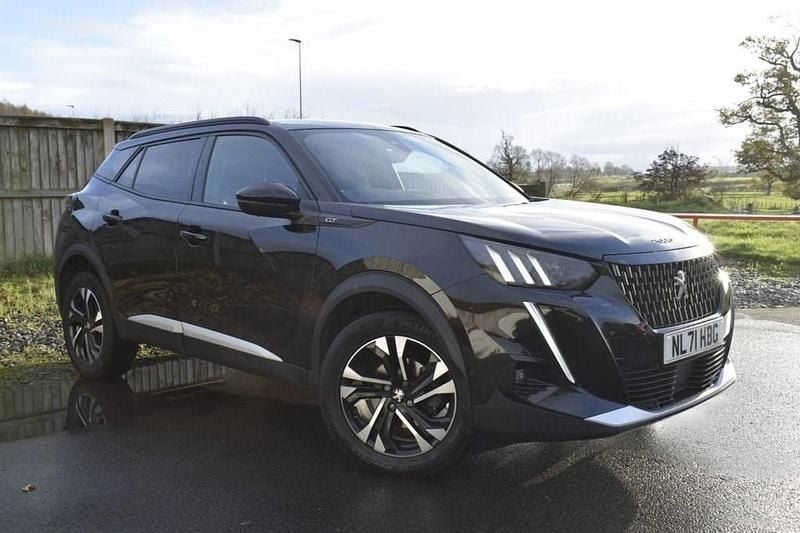 Black Used 2021 Peugeot 2008 GT SUV | £12,995 (Fair price) - Image 1/4