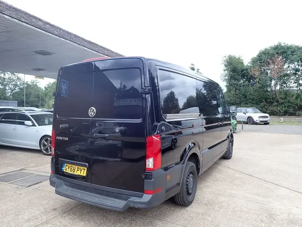 Used VW Crafter Highline 140 HP (102 kW) 2018 Black Van
