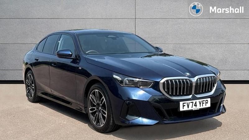 Tanzanite blue ii metallic Used 2024 BMW 520 M Sport Sedan | £37,490 (Good price) - Image 1/4