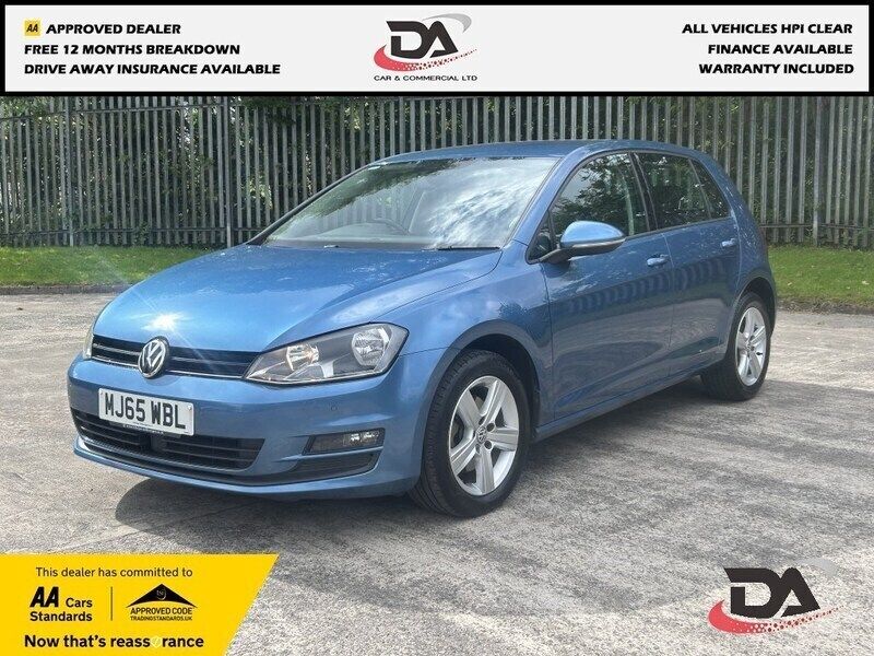Blue Used 2015 VW Golf VII Match Hatchback | £9,995 (Fair price) - Image 1/4