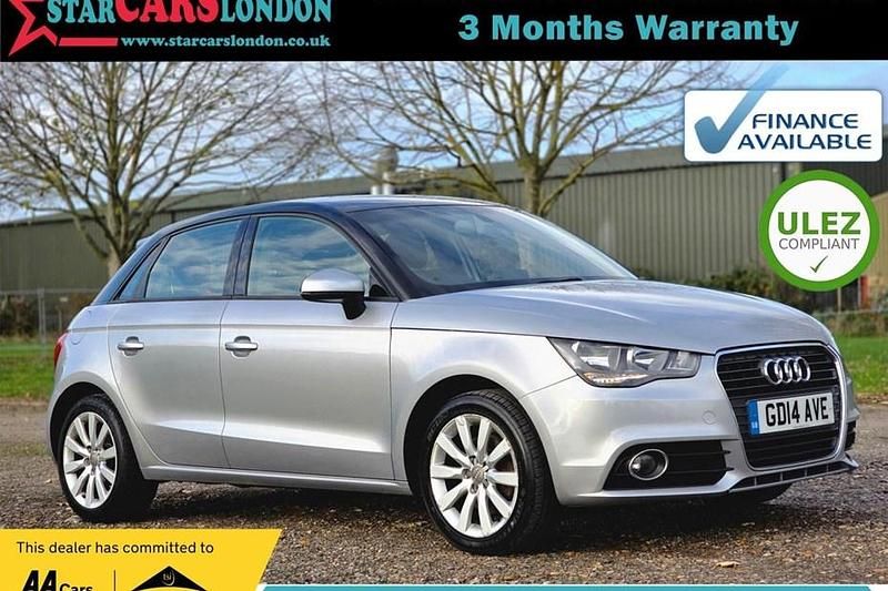 Silver Used 2014 Audi A1 Sportback Sport Hatchback | £8,200 (Fair price) - Image 1/1
