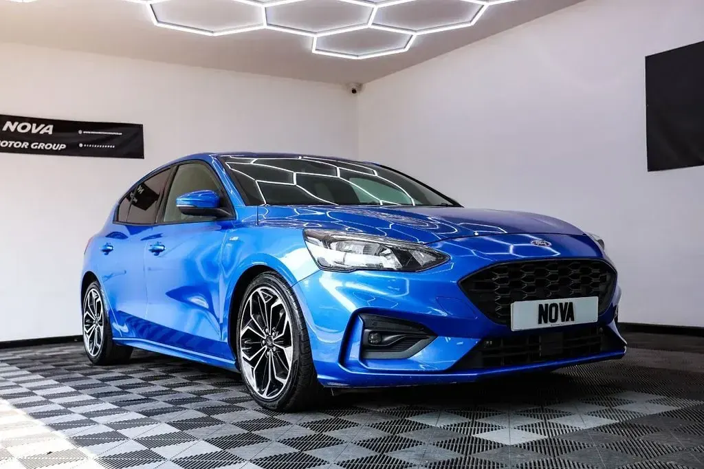 Used Ford Focus ST-Line X 150 HP (110 kW) 2019 Blue Hatchback