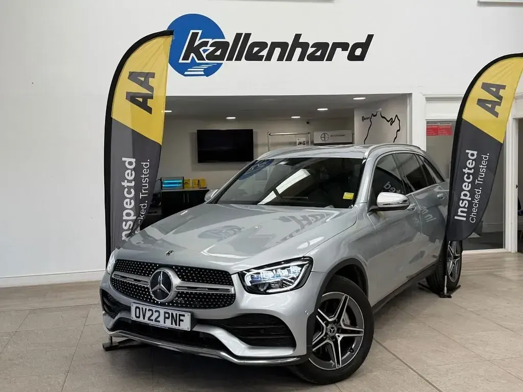 Used Mercedes GLC220 AMG line 194 HP (142 kW) 2022 Silver SUV