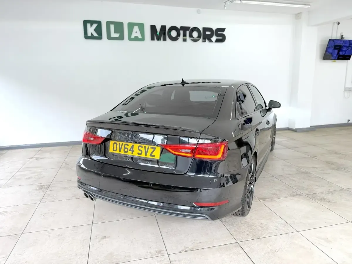 Used Audi A3 S-Line 150 HP (110 kW) 2014 Black Sedan