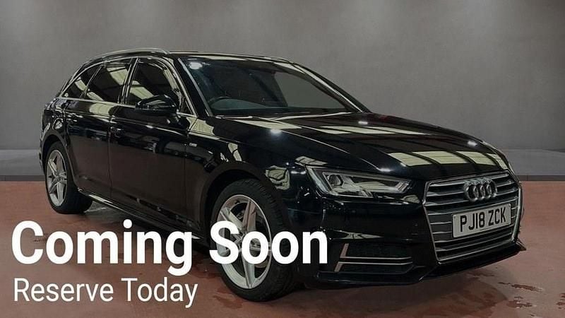 Begagnad Audi A4 S-Line 190 HK (139 kW) 2018 Svart Kombi