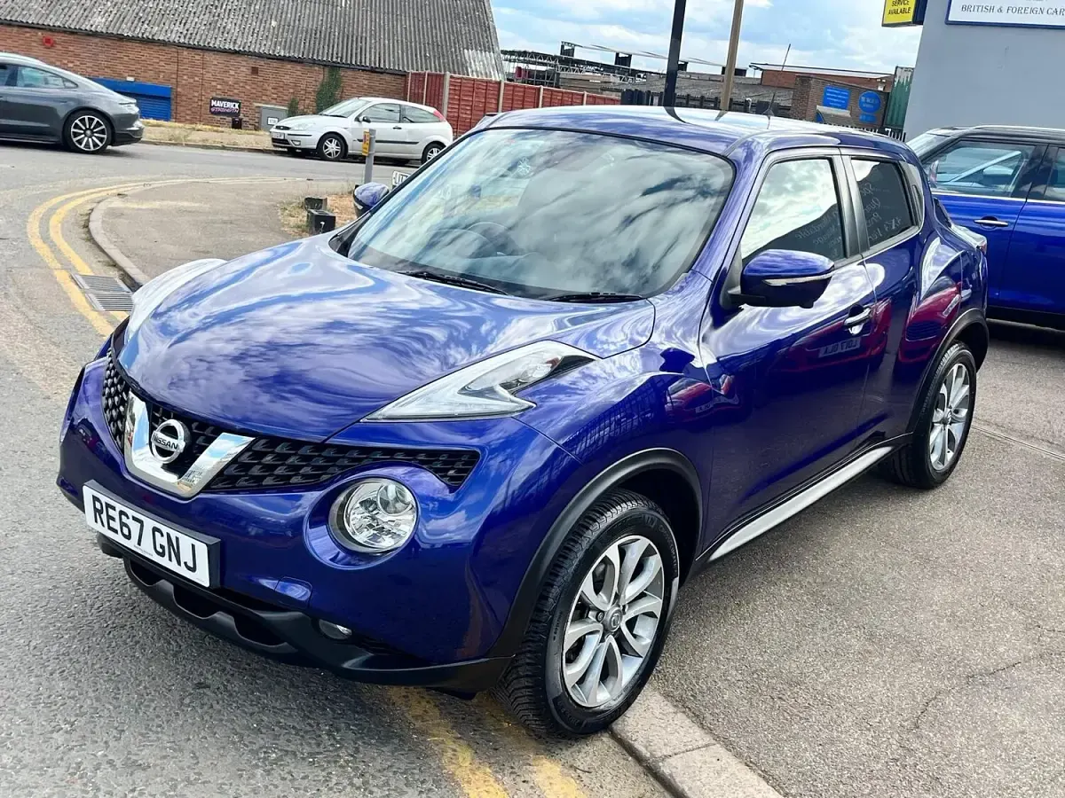 Used Nissan Juke Tekna 115 HP (84 kW) 2017 Blue SUV