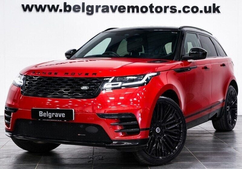 Red Used 2022 Land Rover Range Rover Velar HSE Dynamic SUV | £38,980 (Fair price) - Image 1/4
