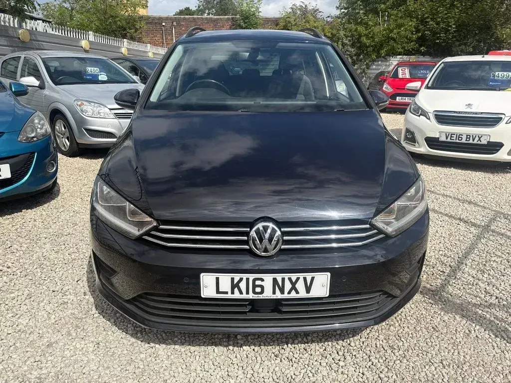 Used VW Golf Sportsvan SE 110 HP (80 kW) 2016 Black MPV