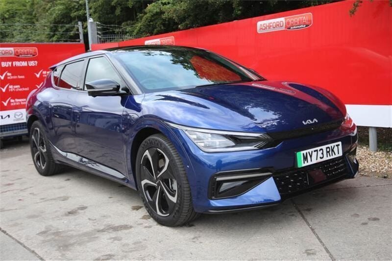 Blue Used 2023 Kia EV6 2 SUV | £34,995 (Expensive) - Image 1/4