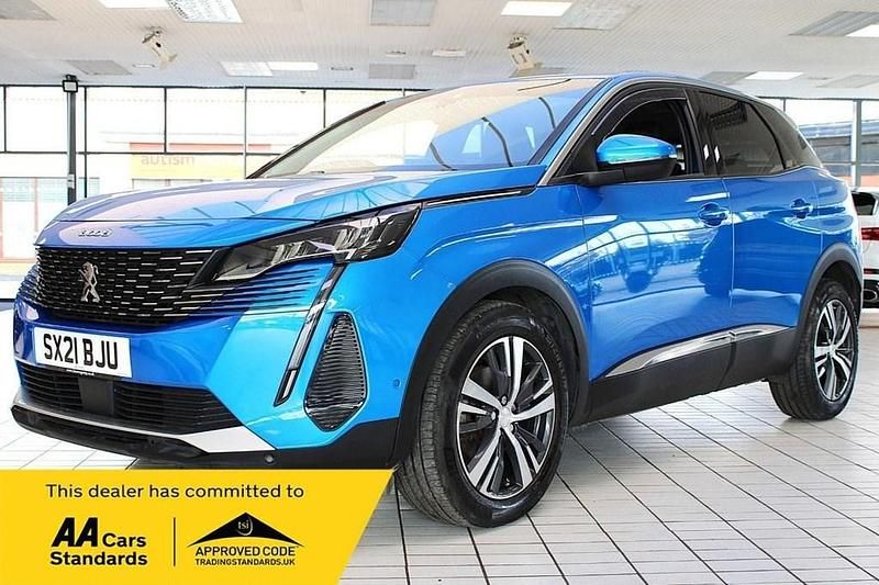 Used Peugeot 3008 Allure 130 HP (95 kW) 2021 Blue Hatchback