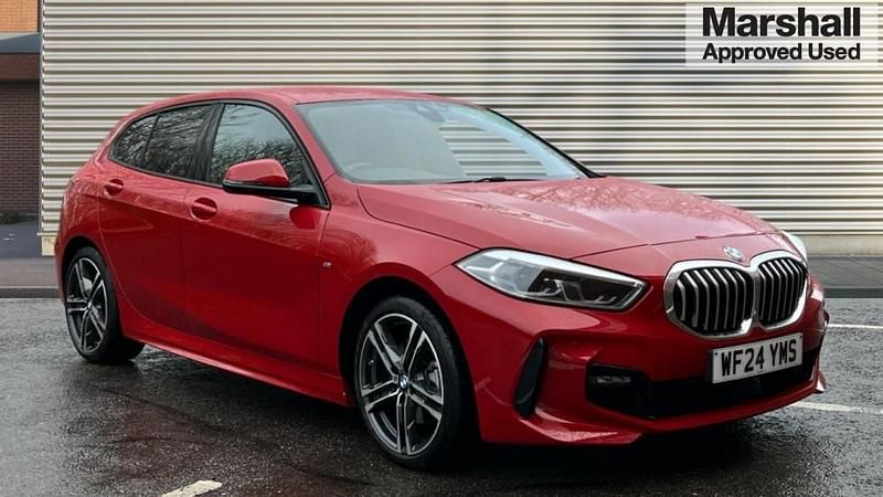 Used BMW 118 M Sport 136 HP (100 kW) 2024 Red Hatchback