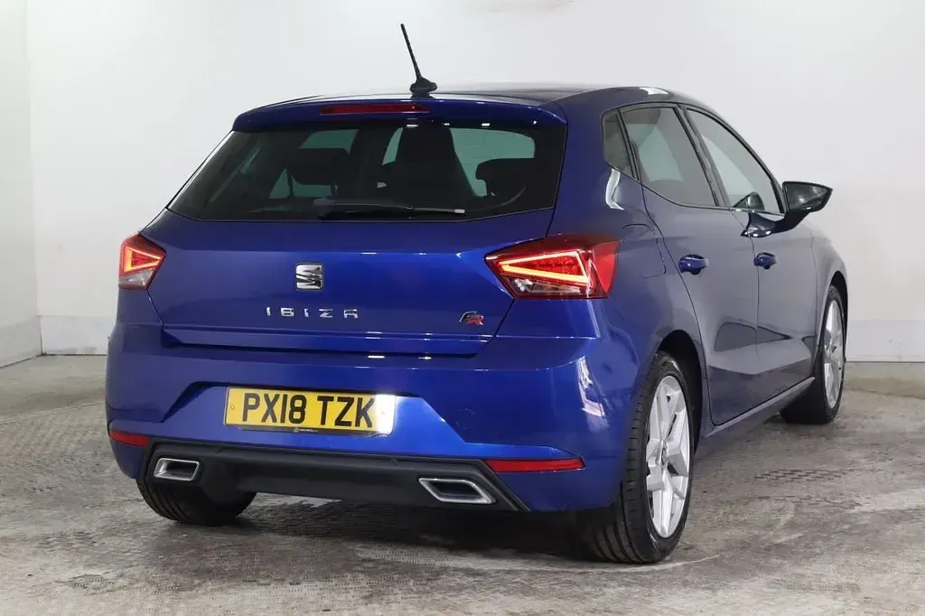 Used Seat Ibiza FR 95 HP (69 kW) 2018 Blue Hatchback