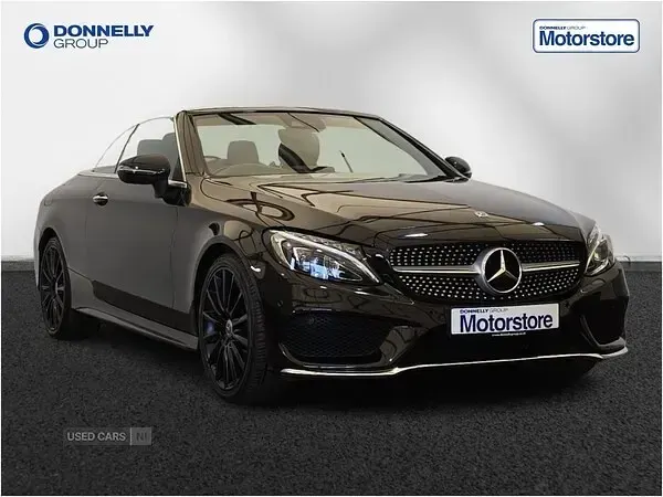 Used Mercedes C200 AMG Line Premium Plus 2018 Black Cabriolet