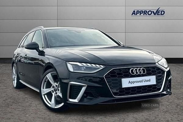Black Used 2023 Audi A4 S-Line Estate | £25,495 (Fair price) - Image 1/4