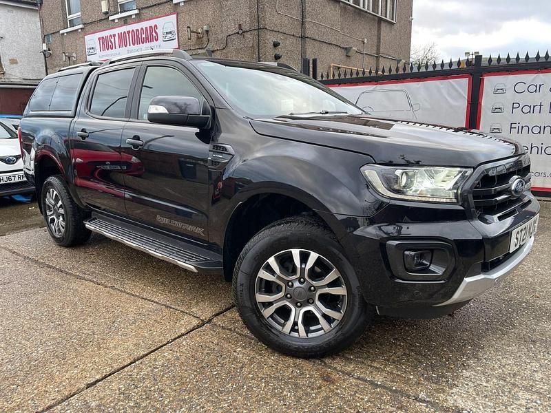 Black Used 2021 Ford Ranger Wildtrack Pickup | £16,995 (Fair price) - Image 1/4