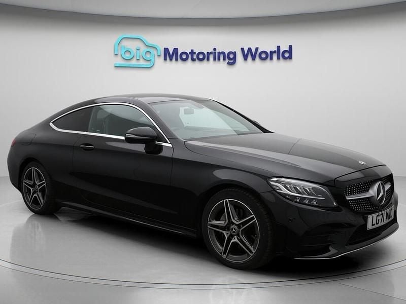 Black Used 2021 Mercedes C200 AMG line Coupe | £23,000 (Fair price) - Image 1/4