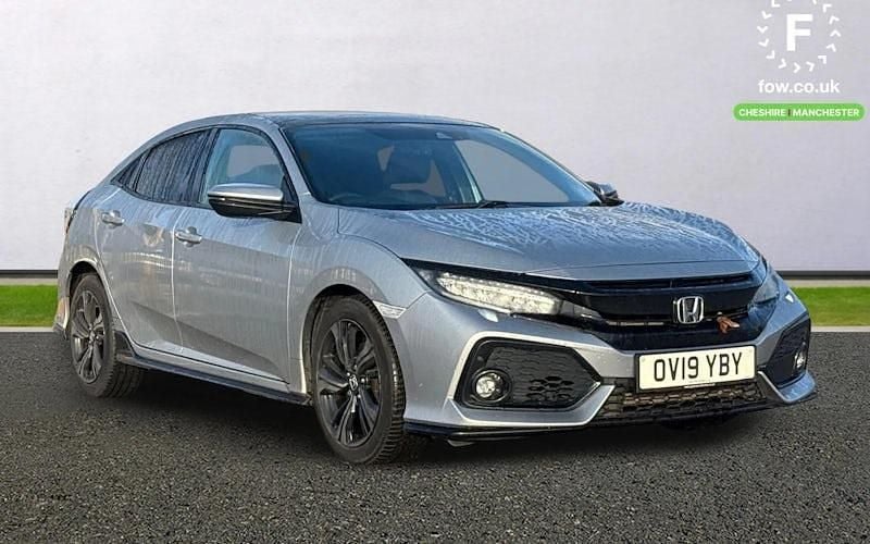 Used Honda Civic Sport Plus 182 HP (133 kW) 2019 Silver Hatchback