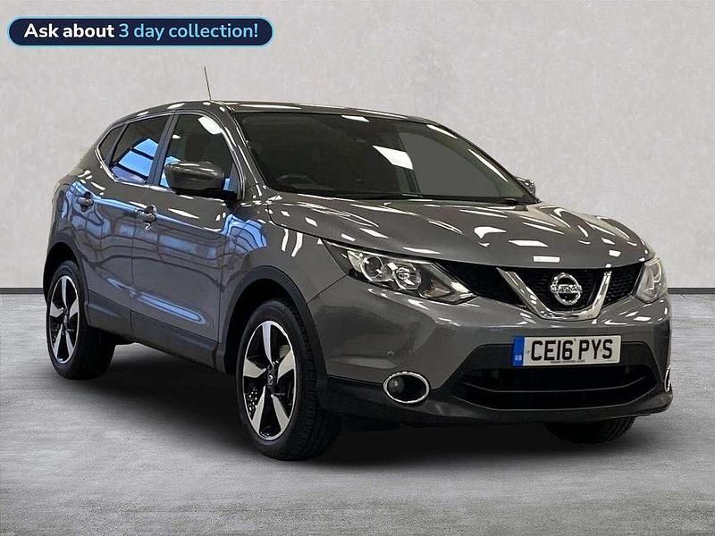 Grey Used 2016 Nissan Qashqai N-TEC SUV | £10,497 (Fair price) - Image 1/4