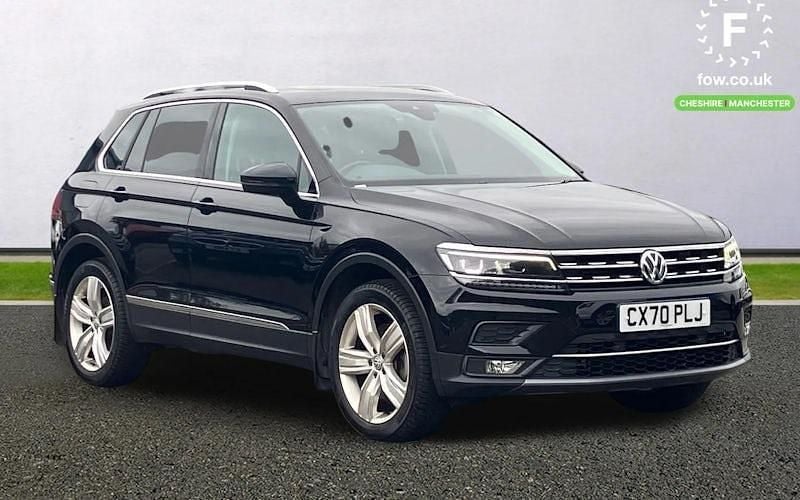 Black Used 2020 VW Tiguan SEL SUV | £20,899 (Fair price) - Image 1/4