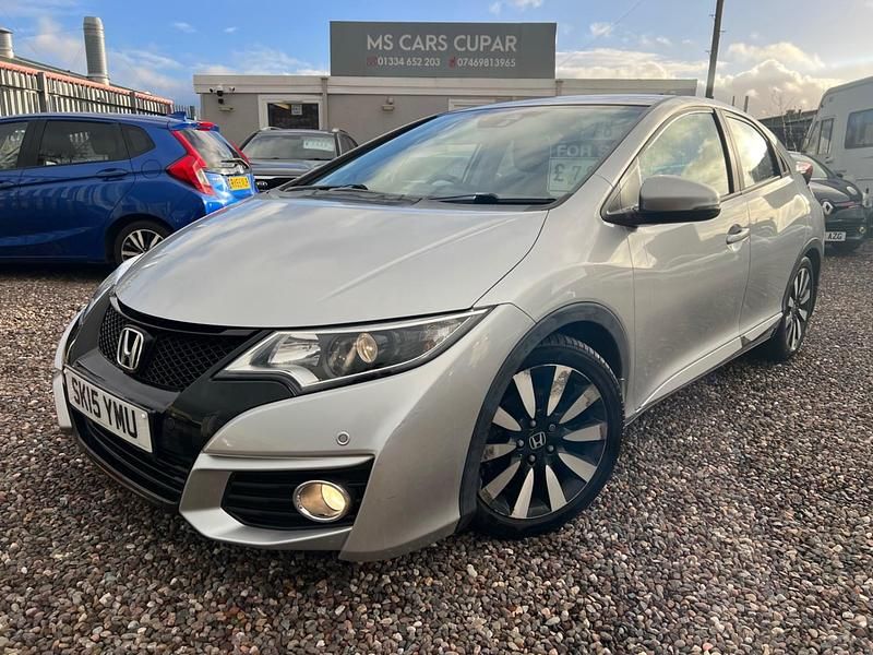 Silver Used 2015 Honda Civic SE Plus Hatchback | £7,850 (Fair price) - Image 1/4