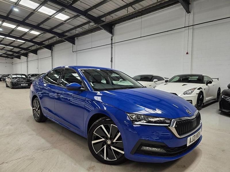 Begagnad Skoda Octavia SE Technology 2021 Blå Halvkombi