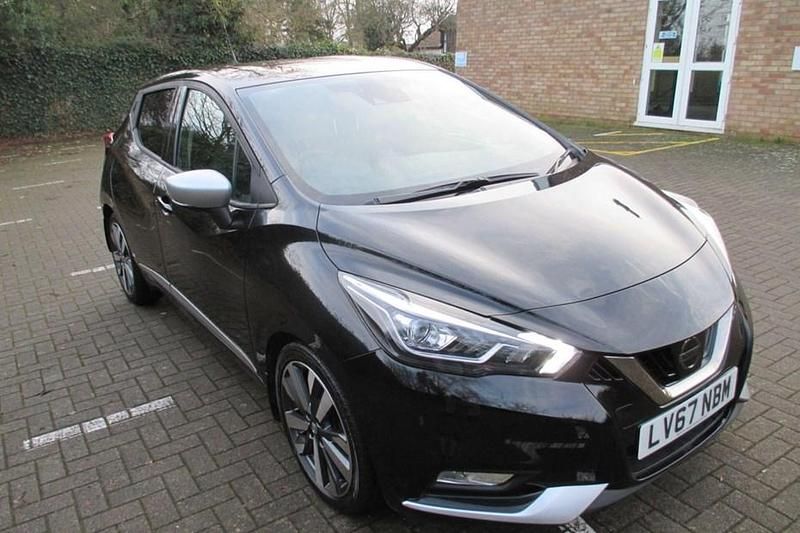 Used Nissan Micra Tekna 90 HP (66 kW) 2017 Black Hatchback