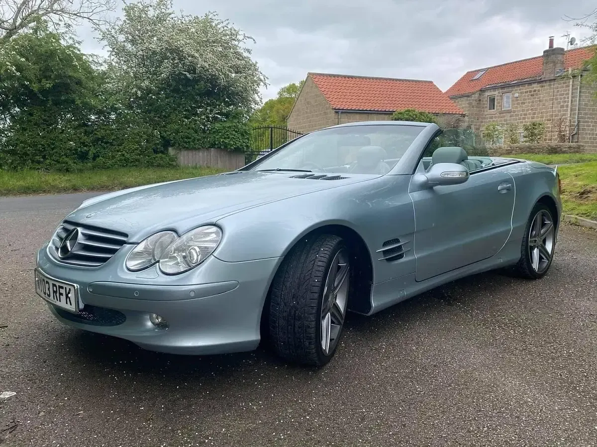 Used Mercedes SL500 2003 Silver Cabriolet