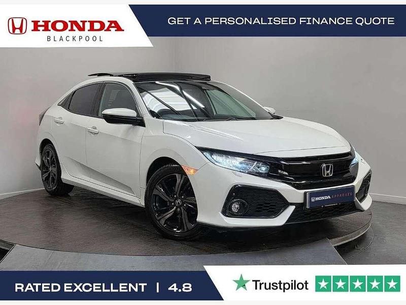 White Used 2020 Honda Civic EX Hatchback | £17,765 (A bit pricey) - Image 1/4