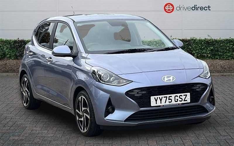 Pearl meta blue New 2025 Hyundai i10 Premium Hatchback | £18,078 (Fair price) - Image 1/4