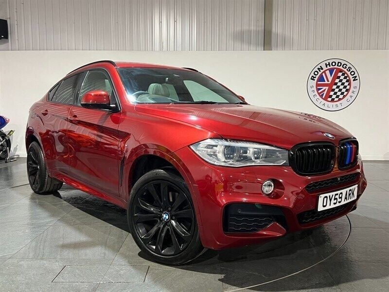 Flamenco red xirallic Used 2016 BMW X6 M Sport SUV | £25,543 (Fair price) - Image 1/4