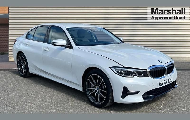 Used BMW 330e Sport Line 292 HP (214 kW) 2020 White Sedan
