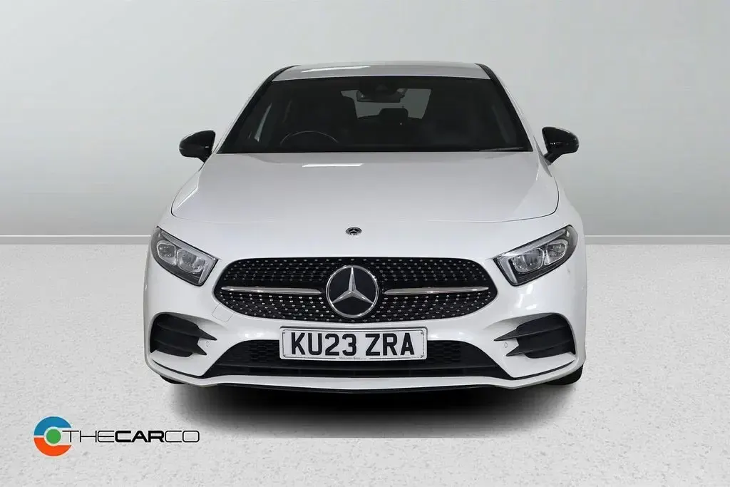 Used Mercedes A180 AMG line 2023 White Hatchback