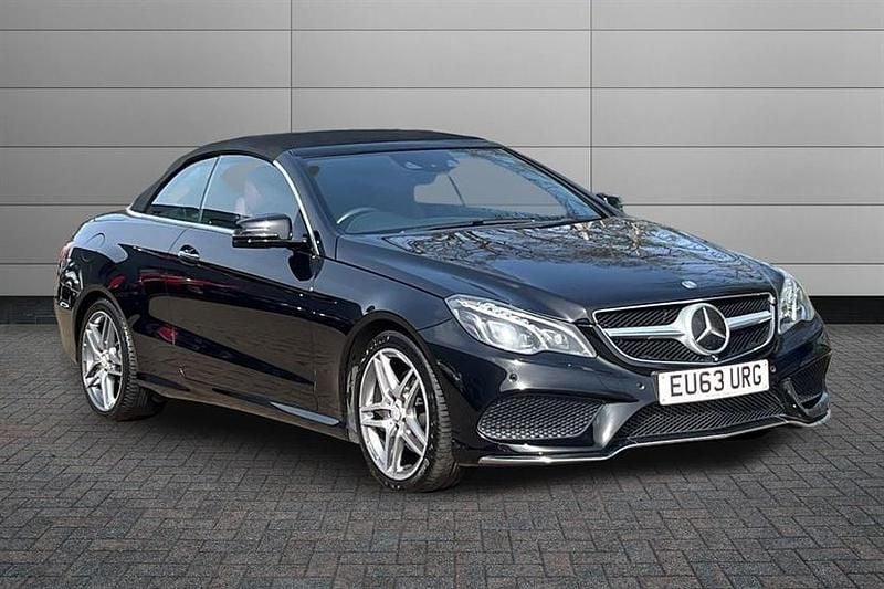 Used Mercedes E250 AMG 204 HP (150 kW) 2013 Obsidian black Cabriolet
