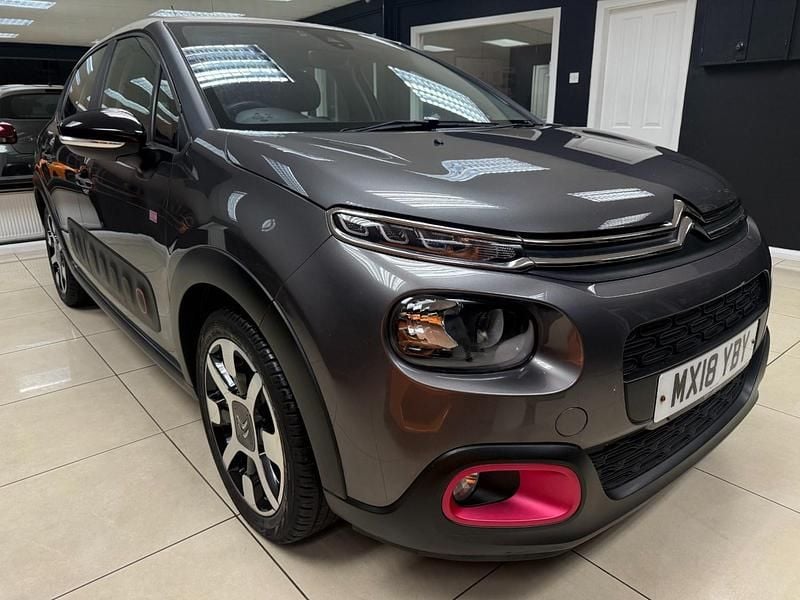 Grey Used 2018 Citroën C3 PureTech Hatchback | £4,495 (Super price) - Image 1/4