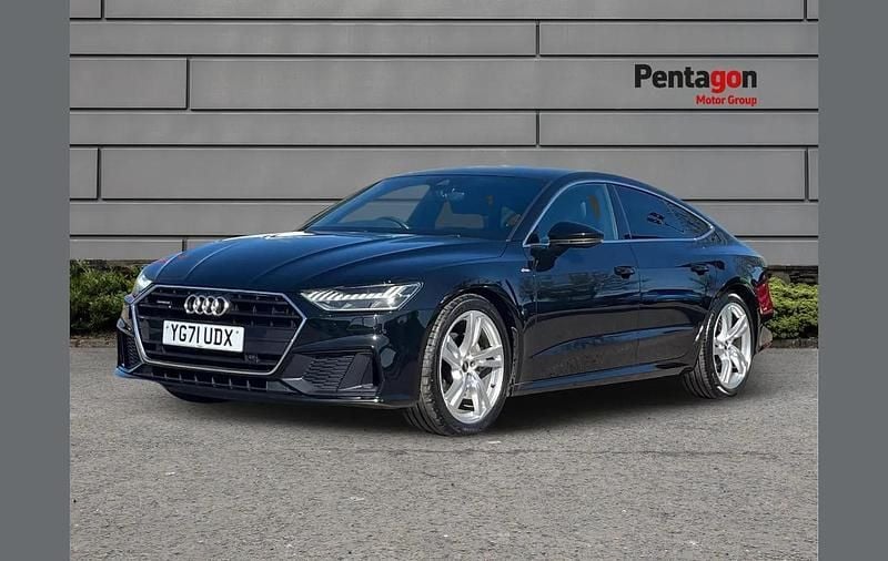 Used Audi A7 S-Line 200 HP (147 kW) 2021 Black Sedan