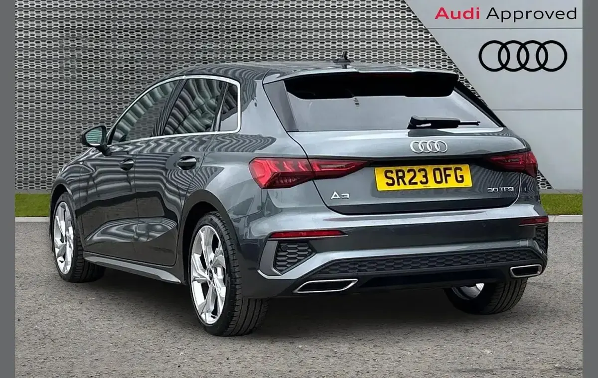 Used Audi A3 S-Line 108 HP (79 kW) 2023 Grey Sedan