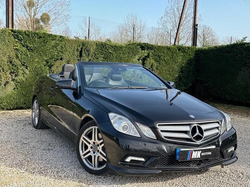 Used Mercedes E220 2011 Black Cabriolet