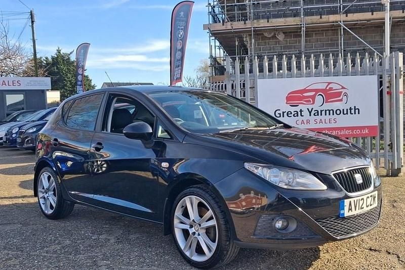 Used Seat Ibiza 105 HP (77 kW) 2012 Black Hatchback