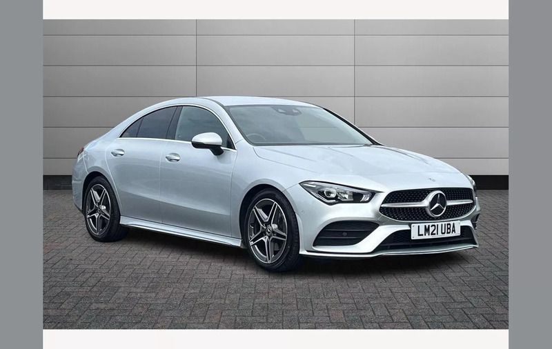 Silver Used 2021 Mercedes CLA180 AMG Line Premium Sedan | £21,195 (Fair price) - Image 1/4