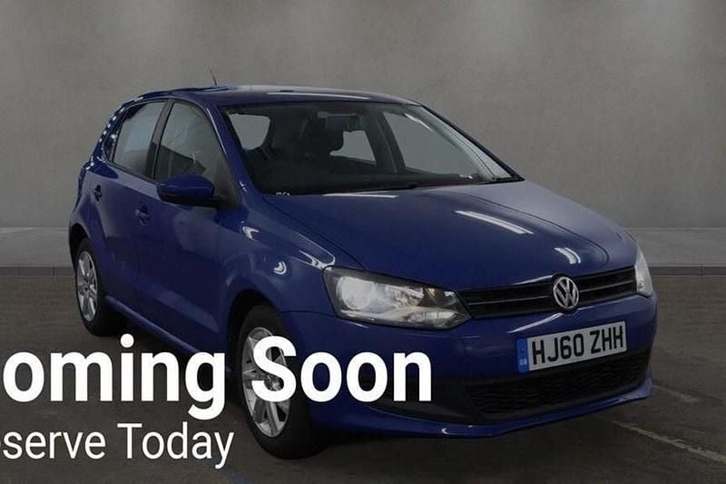 Used VW Polo SE 85 HP (62 kW) 2010 Blue Hatchback