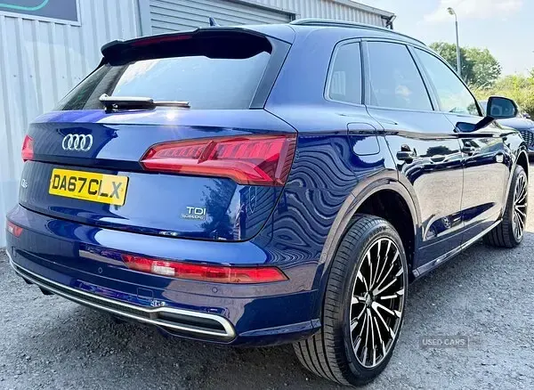 Used Audi Q5 S-Line 190 HP (139 kW) 2017 Blue SUV